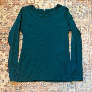 Lululemon swiftly relaxed green jasper size 6